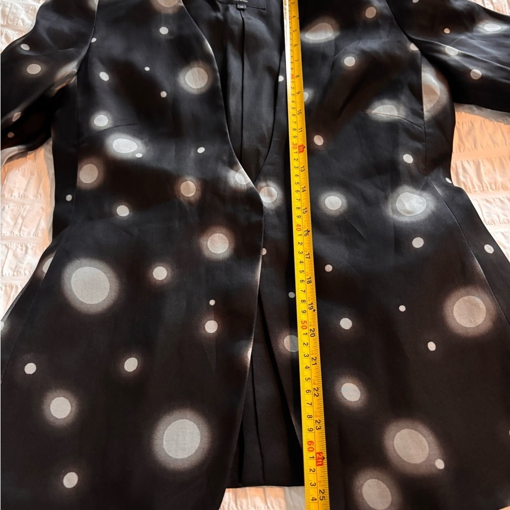 Vintage Giorgio Armani Black Blazer with White Circles - Picture 12 of 13